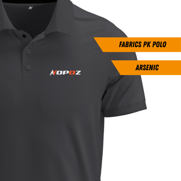 Men's Pk-Polo Shirt Color Arsenic - Image 2