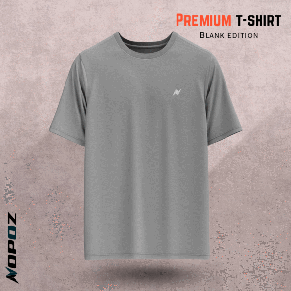 Blank T-shirt - Ash