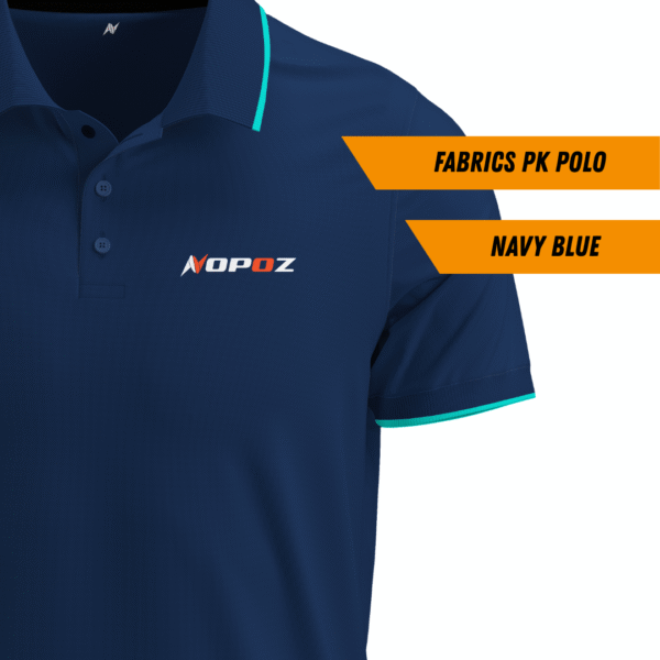 Pk-Polo Shirt Color Navy blue - Image 2