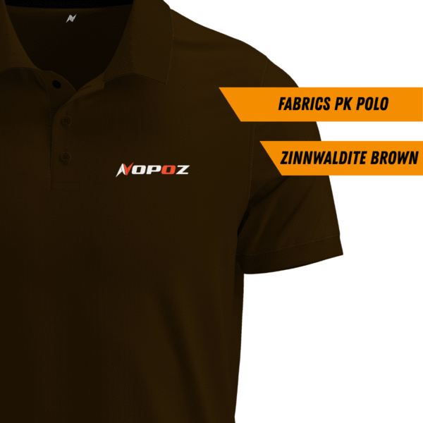 Pk-Polo Shirt Color Zinnwaldite Brown - Image 2